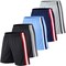 Men's 5-Pack Lightweight Breathable Moisture Wicking Mesh Shorts